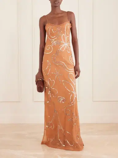 ALIX OF BOHEMIA Athens Paillette-embellished Silk-blend Maxi Dress | Thumbnail 2 ALIX OF BOHEMIA Athens Paillette-embellished Silk-blend Maxi Dress | Thumbnail 2