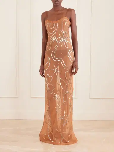 ALIX OF BOHEMIA Athens Paillette-embellished Silk-blend Maxi Dress | Thumbnail 4 ALIX OF BOHEMIA Athens Paillette-embellished Silk-blend Maxi Dress | Thumbnail 4