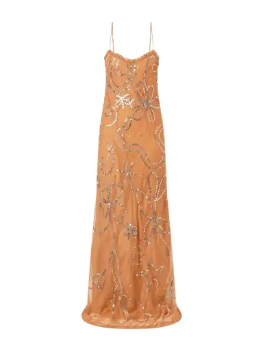 ALIX OF BOHEMIA Athens Paillette-embellished Silk-blend Maxi Dress | Thumbnail 1 ALIX OF BOHEMIA Athens Paillette-embellished Silk-blend Maxi Dress | Thumbnail 1