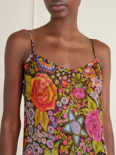 ALIX OF BOHEMIA Athens Bloom Mirage Floral-print Crepon Midi Dress | Thumbnail 4 ALIX OF BOHEMIA Athens Bloom Mirage Floral-print Crepon Midi Dress | Thumbnail 4