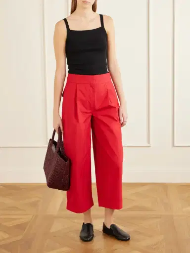 Proenza Schouler White Label Talla Cotton-blend Wide-leg Pants | Thumbnail 2 Proenza Schouler White Label Talla Cotton-blend Wide-leg Pants | Thumbnail 2