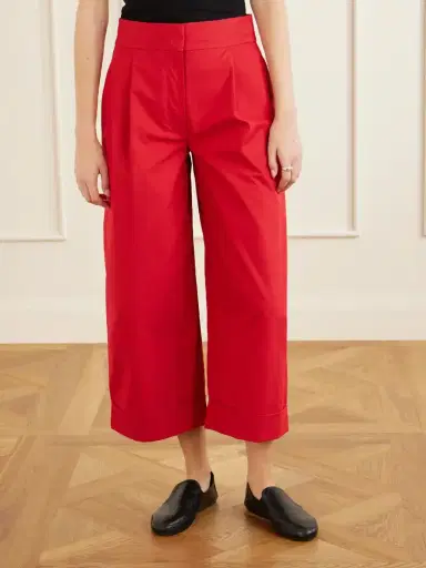 Proenza Schouler White Label Talla Cotton-blend Wide-leg Pants | Thumbnail 3 Proenza Schouler White Label Talla Cotton-blend Wide-leg Pants | Thumbnail 3