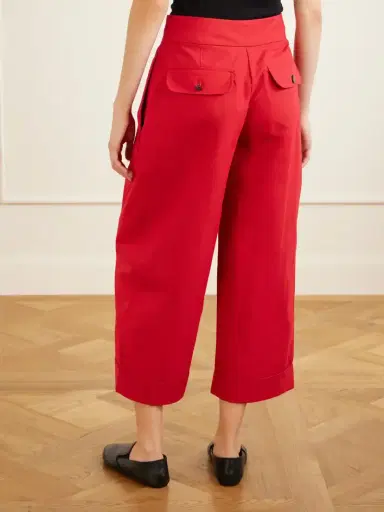 Proenza Schouler White Label Talla Cotton-blend Wide-leg Pants | Thumbnail 4 Proenza Schouler White Label Talla Cotton-blend Wide-leg Pants | Thumbnail 4