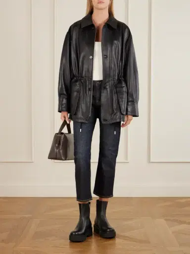 Gianvito Rossi Hiro Bootie Leather Ankle Boots | Thumbnail 4 Gianvito Rossi Hiro Bootie Leather Ankle Boots | Thumbnail 4