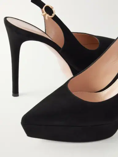 Gianvito Rossi Dasha Sling 85 Suede Slingback Pumps | Thumbnail 5 Gianvito Rossi Dasha Sling 85 Suede Slingback Pumps | Thumbnail 5