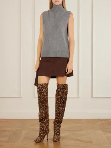 Gianvito Rossi Hansen Cuissard 85 Leopard-print Suede Over-the-knee Boots | Thumbnail 4 Gianvito Rossi Hansen Cuissard 85 Leopard-print Suede Over-the-knee Boots | Thumbnail 4