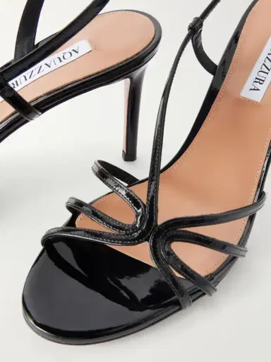 Aquazzura Talk To Me 75 Patent-leather Slingback Sandals | Thumbnail 5 Aquazzura Talk To Me 75 Patent-leather Slingback Sandals | Thumbnail 5