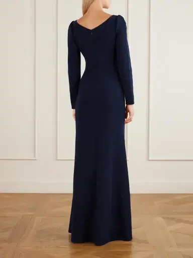 Jenny Packham Avana Crystal And Bead-embellished Crepe Gown | Thumbnail 3 Jenny Packham Avana Crystal And Bead-embellished Crepe Gown | Thumbnail 3