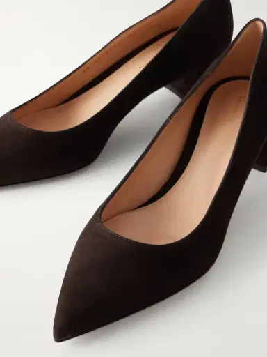 Gianvito Rossi Piper 45 Suede Pumps | Thumbnail 5 Gianvito Rossi Piper 45 Suede Pumps | Thumbnail 5
