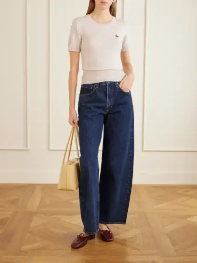 Vivienne Westwood Bea Logo-embroidered Wool T-shirt | Thumbnail 2 Vivienne Westwood Bea Logo-embroidered Wool T-shirt | Thumbnail 2