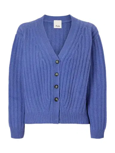 Allude Ribbed Cashmere Cardigan | Thumbnail 1 Allude Ribbed Cashmere Cardigan | Thumbnail 1