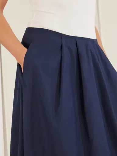 Citizens of Humanity Emi Cotton-poplin Midi Skirt | Thumbnail 4 Citizens of Humanity Emi Cotton-poplin Midi Skirt | Thumbnail 4