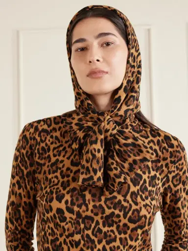 ANNA SUI Honey Animal-print Jersey Wrap | Thumbnail 2 ANNA SUI Honey Animal-print Jersey Wrap | Thumbnail 2