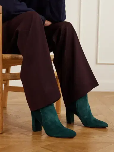 Gianvito Rossi 85 Suede Ankle Boots | Thumbnail 2 Gianvito Rossi 85 Suede Ankle Boots | Thumbnail 2