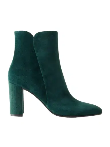 Gianvito Rossi 85 Suede Ankle Boots | Thumbnail 1 Gianvito Rossi 85 Suede Ankle Boots | Thumbnail 1