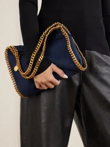 Stella McCartney The Falabella Mini Embellished Vegetarian Material Shoulder Bag | Thumbnail 2 Stella McCartney The Falabella Mini Embellished Vegetarian Material Shoulder Bag | Thumbnail 2