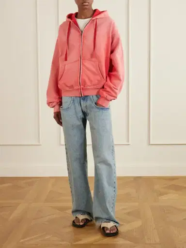 Maison Margiela Cotton-jersey Zip-up Hoodie | Thumbnail 2 Maison Margiela Cotton-jersey Zip-up Hoodie | Thumbnail 2