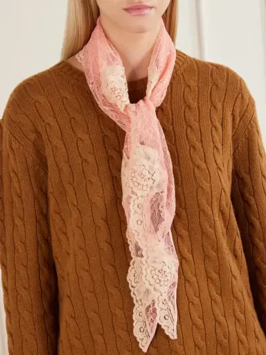 Valentino Garavani Lace Scarf | Thumbnail 2 Valentino Garavani Lace Scarf | Thumbnail 2