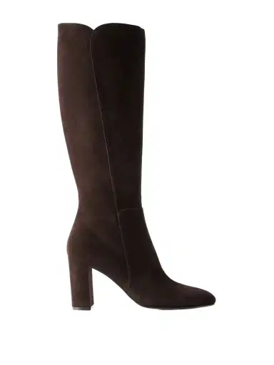 Gianvito Rossi 85 Suede Knee Boots | Thumbnail 1 Gianvito Rossi 85 Suede Knee Boots | Thumbnail 1