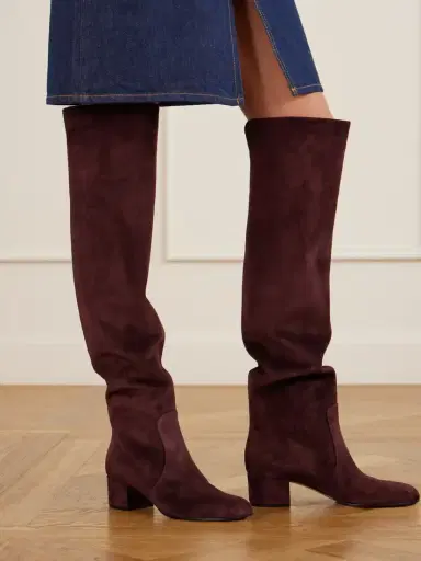 Gianvito Rossi 45 Suede Over-the-knee Boots | Thumbnail 2 Gianvito Rossi 45 Suede Over-the-knee Boots | Thumbnail 2
