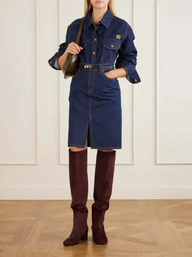 Gianvito Rossi 45 Suede Over-the-knee Boots | Thumbnail 4 Gianvito Rossi 45 Suede Over-the-knee Boots | Thumbnail 4