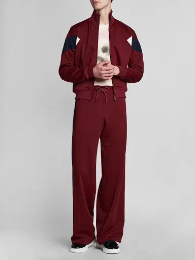 Alexander McQueen Men's Technical Loopback Jersey Track Jacket | Thumbnail 2 Alexander McQueen Men's Technical Loopback Jersey Track Jacket | Thumbnail 2