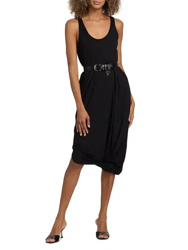 Ramy Brook Women's Ellison Asymmetric Tank Midi-Dress - Black - Size XL | Thumbnail 3 Ramy Brook Women's Ellison Asymmetric Tank Midi-Dress - Black - Size XL | Thumbnail 3
