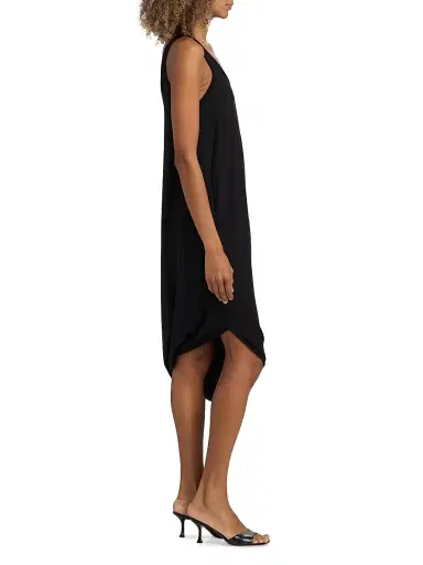 Ramy Brook Women's Ellison Asymmetric Tank Midi-Dress - Black - Size XL | Thumbnail 4 Ramy Brook Women's Ellison Asymmetric Tank Midi-Dress - Black - Size XL | Thumbnail 4