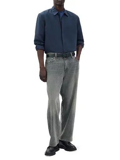 rag & bone Men's Dalton Jacquard Shirt - Salute | Thumbnail 2 rag & bone Men's Dalton Jacquard Shirt - Salute | Thumbnail 2