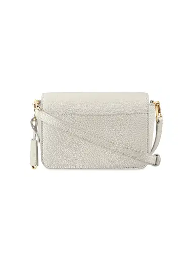 Maison de Sabre Women's Mini Leather Flap Bag - Foam White | Thumbnail 5 Maison de Sabre Women's Mini Leather Flap Bag - Foam White | Thumbnail 5