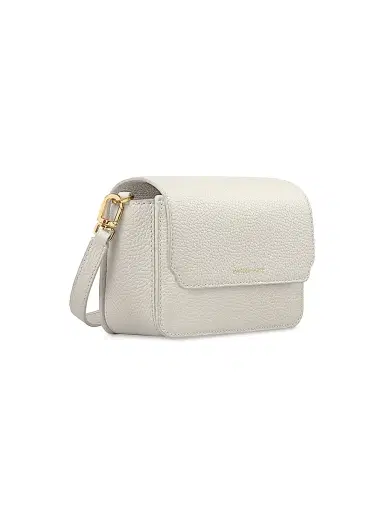 Maison de Sabre Women's Mini Leather Flap Bag - Foam White | Thumbnail 6 Maison de Sabre Women's Mini Leather Flap Bag - Foam White | Thumbnail 6