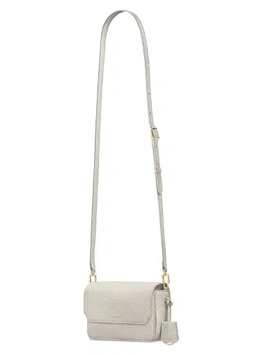 Maison de Sabre Women's Mini Leather Flap Bag - Foam White | Thumbnail 9 Maison de Sabre Women's Mini Leather Flap Bag - Foam White | Thumbnail 9