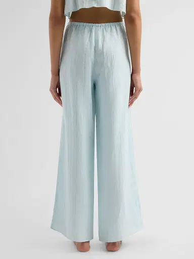 Kiki de Montparnasse Women's Sheer Cotton-Linen Stripe Pants | Thumbnail 3 Kiki de Montparnasse Women's Sheer Cotton-Linen Stripe Pants | Thumbnail 3
