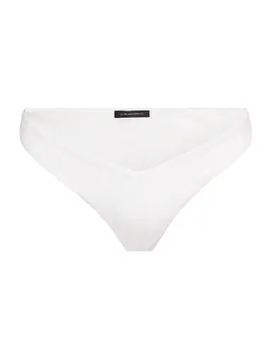 Kiki de Montparnasse Women's Coeur Cheeky Bikini Bottom - Ivory - Size XL | Thumbnail 1 Kiki de Montparnasse Women's Coeur Cheeky Bikini Bottom - Ivory - Size XL | Thumbnail 1