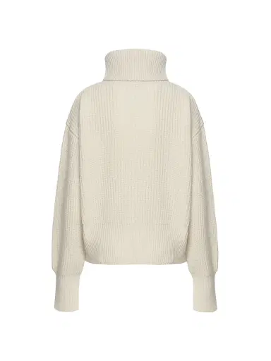 Malo Women's Rib-Knit Cashmere Turtleneck Sweater - Margherita | Thumbnail 3 Malo Women's Rib-Knit Cashmere Turtleneck Sweater - Margherita | Thumbnail 3