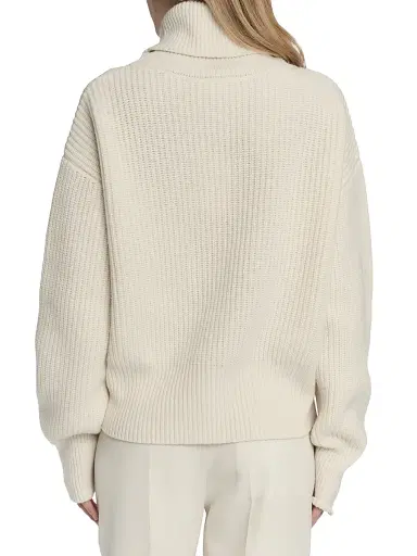Malo Women's Rib-Knit Cashmere Turtleneck Sweater - Margherita | Thumbnail 6 Malo Women's Rib-Knit Cashmere Turtleneck Sweater - Margherita | Thumbnail 6