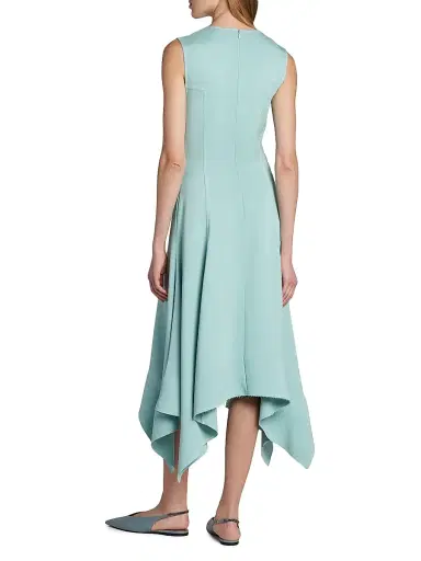Stella McCartney Women's Handkerchief-Hem Midi Dress | Thumbnail 5 Stella McCartney Women's Handkerchief-Hem Midi Dress | Thumbnail 5