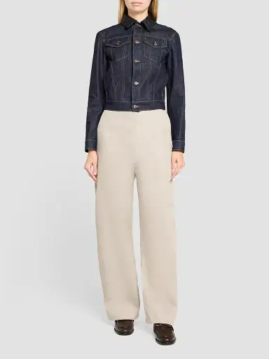 Bottega Veneta Women's Western Denim Jacket - Indigo - Size 8 | Thumbnail 2 Bottega Veneta Women's Western Denim Jacket - Indigo - Size 8 | Thumbnail 2