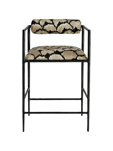 Arteriors Barbara Counter Stool - Black | Thumbnail 1 Arteriors Barbara Counter Stool - Black | Thumbnail 1