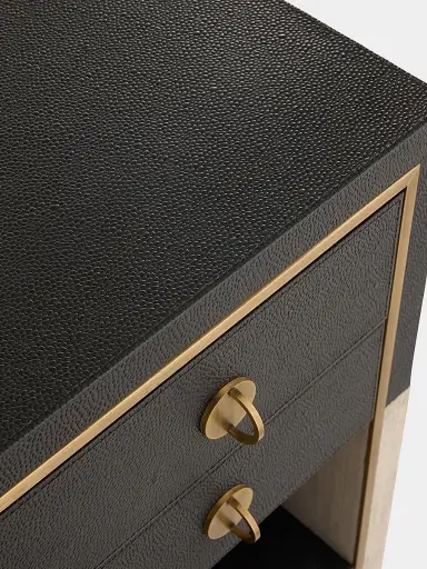 Arteriors Joplin Shagreen-Embossed Leather Side Table | Thumbnail 4 Arteriors Joplin Shagreen-Embossed Leather Side Table | Thumbnail 4