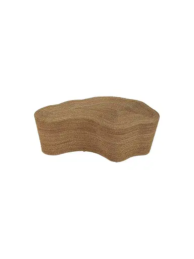 Arteriors Meadow Natural Abaca Curved Cocktail Table | Thumbnail 1 Arteriors Meadow Natural Abaca Curved Cocktail Table | Thumbnail 1