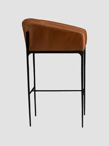 Arteriors Osbourne Leather Bar Stool | Thumbnail 2 Arteriors Osbourne Leather Bar Stool | Thumbnail 2