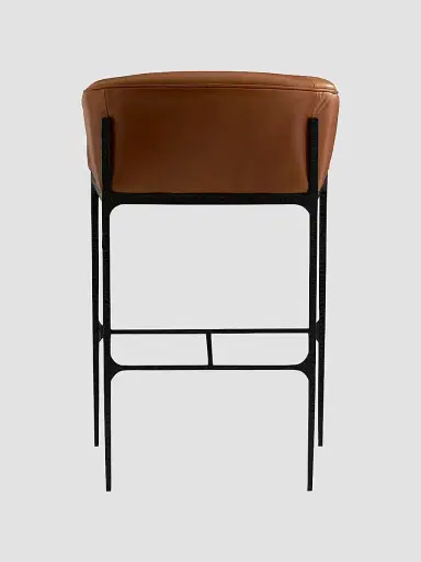 Arteriors Osbourne Leather Bar Stool | Thumbnail 3 Arteriors Osbourne Leather Bar Stool | Thumbnail 3