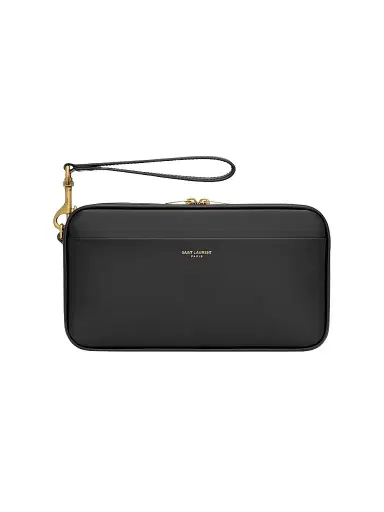 Saint Laurent Travel Pouch in Smooth Leather | Thumbnail 1 Saint Laurent Travel Pouch in Smooth Leather | Thumbnail 1