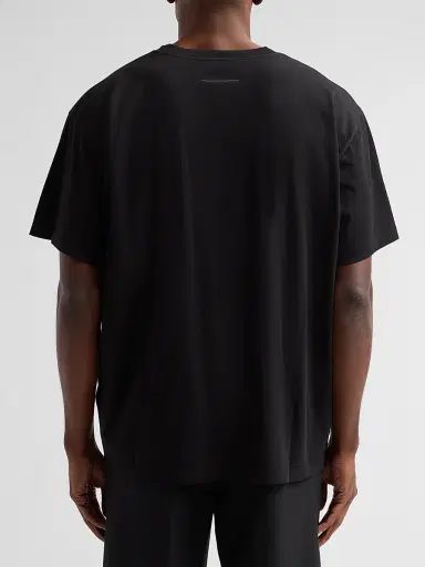 MM6 MAISON MARGIELA Men's Logo Cotton Crewneck T-Shirt | Thumbnail 3 MM6 MAISON MARGIELA Men's Logo Cotton Crewneck T-Shirt | Thumbnail 3