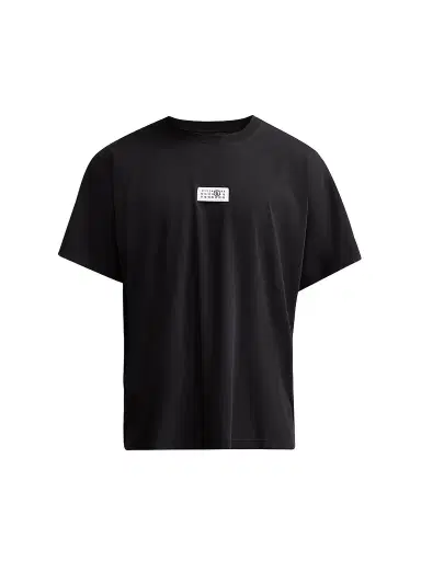 MM6 MAISON MARGIELA Men's Logo Cotton Crewneck T-Shirt | Thumbnail 1 MM6 MAISON MARGIELA Men's Logo Cotton Crewneck T-Shirt | Thumbnail 1