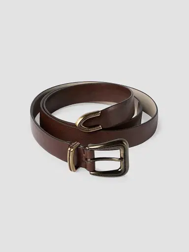 Brunello Cucinelli Women's Cowhide Belt with Monili | Thumbnail 3 Brunello Cucinelli Women's Cowhide Belt with Monili | Thumbnail 3