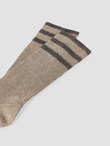 Brunello Cucinelli Women's Sparkling Cashmere Knit Socks | Thumbnail 2 Brunello Cucinelli Women's Sparkling Cashmere Knit Socks | Thumbnail 2