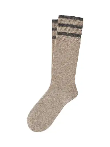 Brunello Cucinelli Women's Sparkling Cashmere Knit Socks | Thumbnail 1 Brunello Cucinelli Women's Sparkling Cashmere Knit Socks | Thumbnail 1