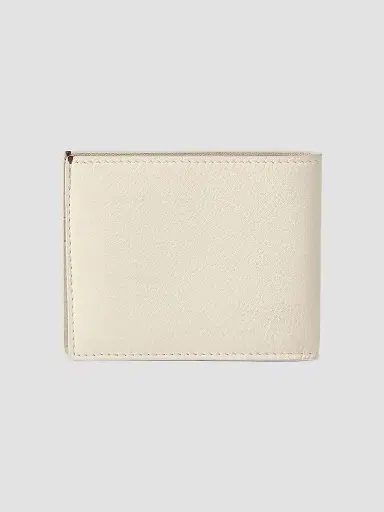 Brunello Cucinelli Men's Fine Grain Calfskin Wallet - Chalk | Thumbnail 2 Brunello Cucinelli Men's Fine Grain Calfskin Wallet - Chalk | Thumbnail 2